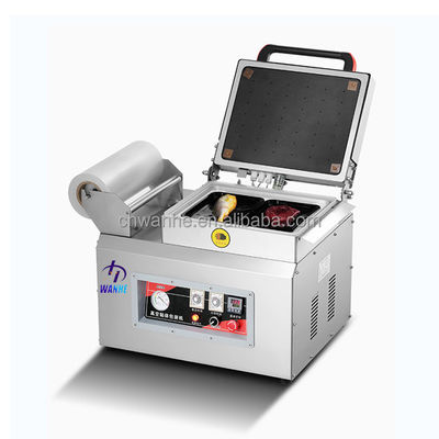 qualità  DZ-350 Food Vacuum Skin Packaging Machine Steak Pork Vegetable Food Tray Sealing Vacuum Sealer Machine fabbrica